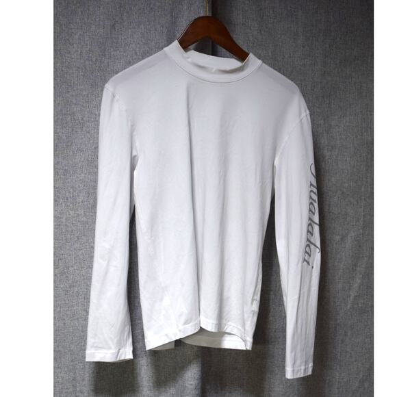 James Perse White Long Sleeve Graphic Shirt Men’s Size 1 Small - Picture 1 of 4